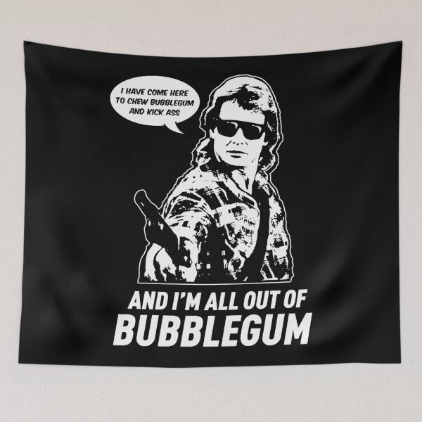 Item preview, They Live Blue Bubblegum Themed Typography designed and sold by DonnaBradsha.