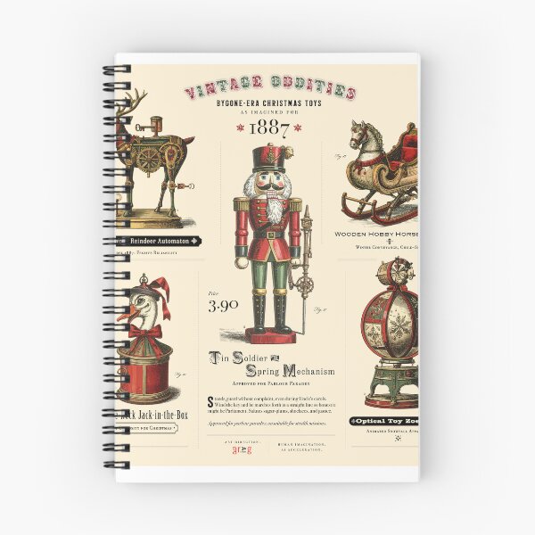 Item preview, Vintage Oddities — Bygone‑Era Christmas Toys, Catalogue Preview 1887 designed and sold by gstevensonart.