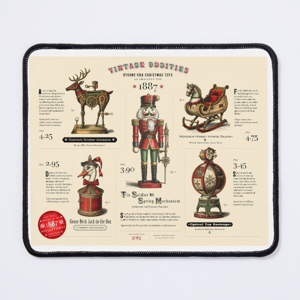 Item preview, Vintage Oddities — Bygone‑Era Christmas Toys, Catalogue Preview 1887 designed and sold by gstevensonart.