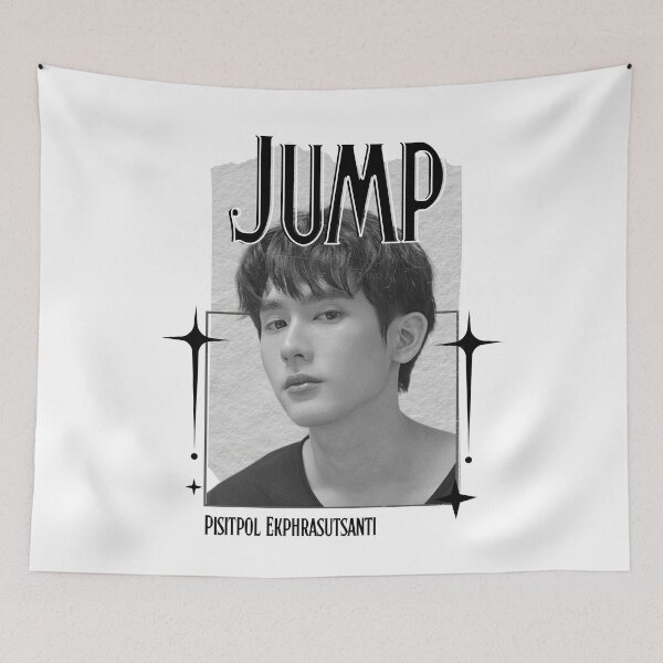 Item preview, Jump (Pisitpol Ekphrasutsanti) Thailand Actor  Thai drama Entertainment Scrapbook Collage Cozy Y2K Vintage Design designed and sold by HELL0WBELLO.