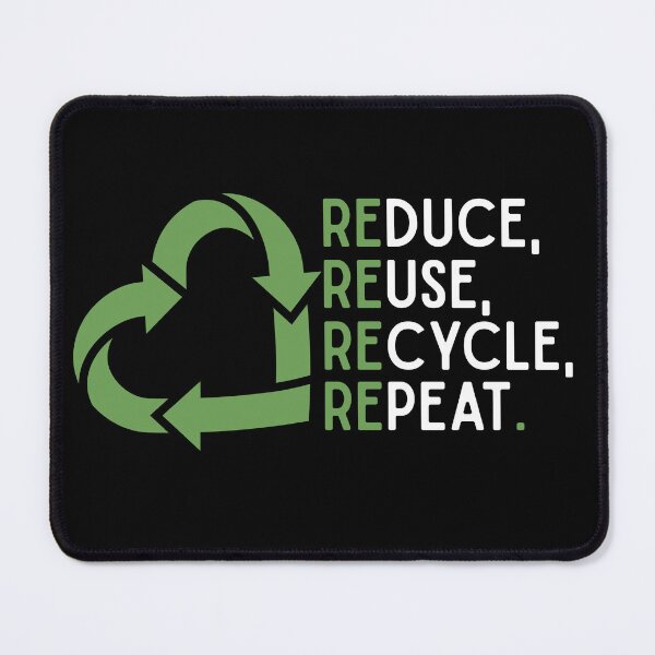 Item preview, Reduce Reuse Recycle Repeat – Eco-Friendly Sustainability Design for Environmental Activism & Zero Waste Lifestyle designed and sold by Mingooshop.