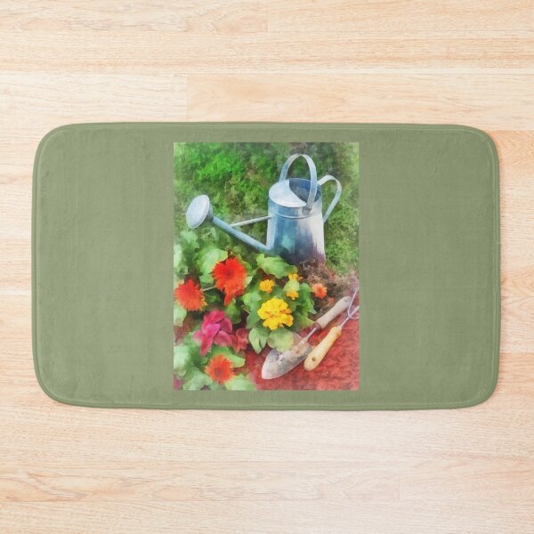 Item preview, Zinnias and Watering Can designed and sold by Susan Savad.
