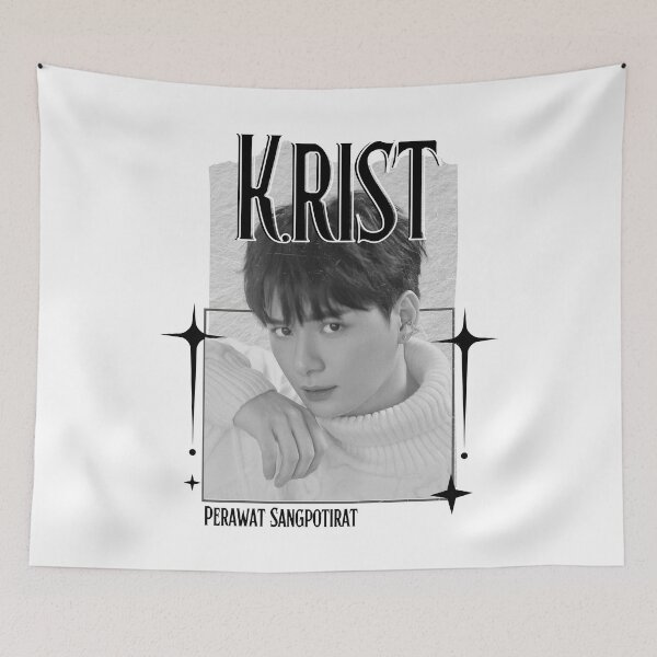 Item preview, Krist (Perawat Sangpotirat) Thailand Actor  Thai drama Entertainment Scrapbook Collage Cozy Y2K Vintage Design designed and sold by HELL0WBELLO.