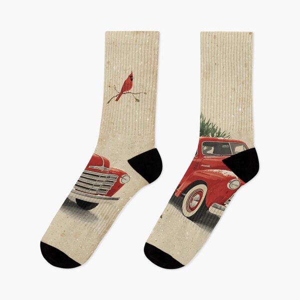 Item preview, Cozy Winter Farmhouse Holiday Truck designed and sold by ChicTrendz.