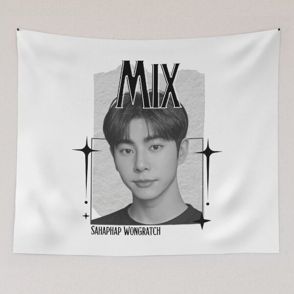 Item preview, Mix (Sahaphap Wongratch) Thailand Actor  Thai drama Entertainment Scrapbook Collage Cozy Y2K Vintage Design designed and sold by HELL0WBELLO.