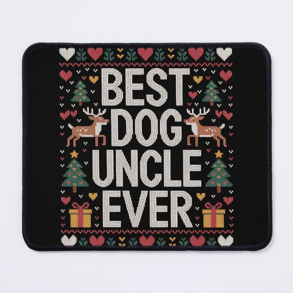 Item preview, Christmas Tree Reindeer Ugly Holiday Best Dog Uncle Ever designed and sold by KonstanKoraner.