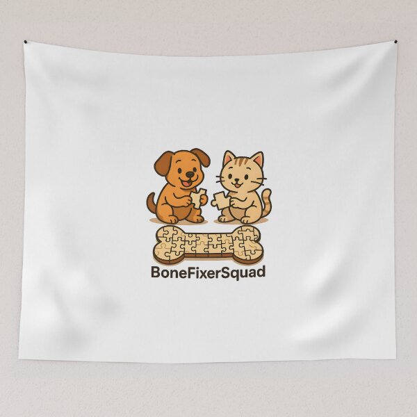 Item preview, BoneFixerSquad — Dog & Cat Puzzle Team designed and sold by Bettybee00.