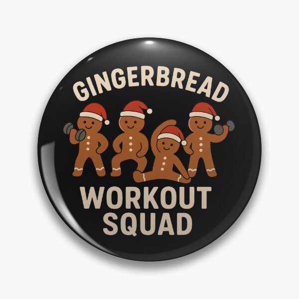 Item preview, Gingerbread Workout Squad – Funny Christmas Fitness Design designed and sold by LegacyWave.