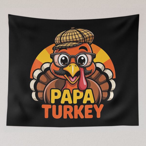 Item preview, Funny Thanksgiving Papa Turkey Family Matching  designed and sold by JEFDodsonArt.