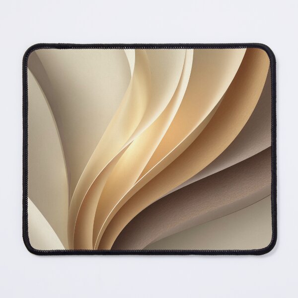 Item preview, Monochrome Brown Layered Abstract Flow Art designed and sold by PaintbrushPlace.