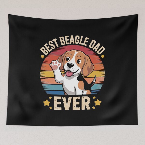 Item preview, Cute Best Beagle Dad Ever Puppy Lover  designed and sold by KonstanKoraner.