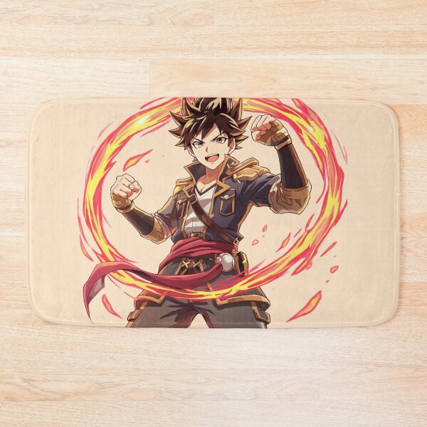 Item preview, Flameborn Leader – Original Anime Warrior designed and sold by ThroneOfAnime.