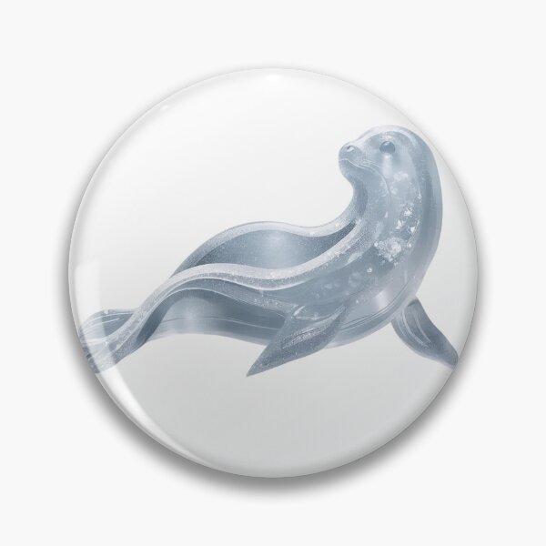 Item preview, Crystal Seal • Glowing Transparent Marine Creature designed and sold by Erik Visnievskij.