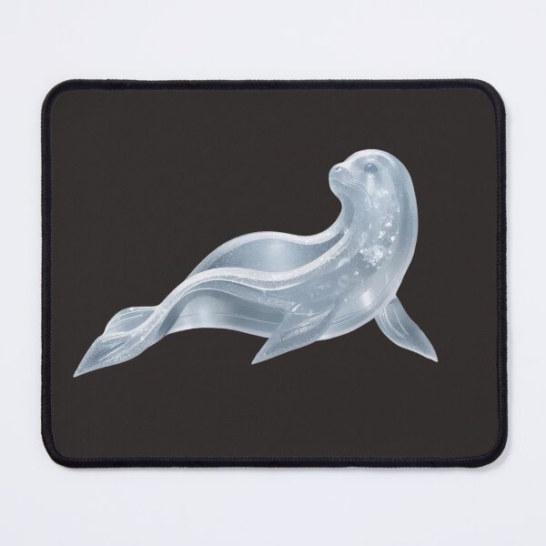Item preview, Crystal Seal • Glowing Transparent Marine Creature designed and sold by Erik Visnievskij.