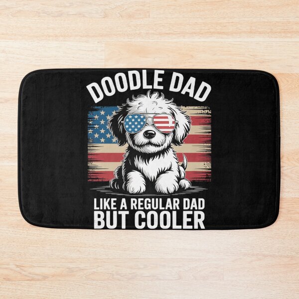 Item preview, Doodle Dad Goldendoodle Regular Dad But Cooler American Flag  designed and sold by KonstanKoraner.