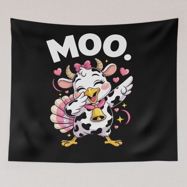 Item preview, Funny Thanksgiving s ForDabbing Turkey Moo  designed and sold by JEFDodsonArt.