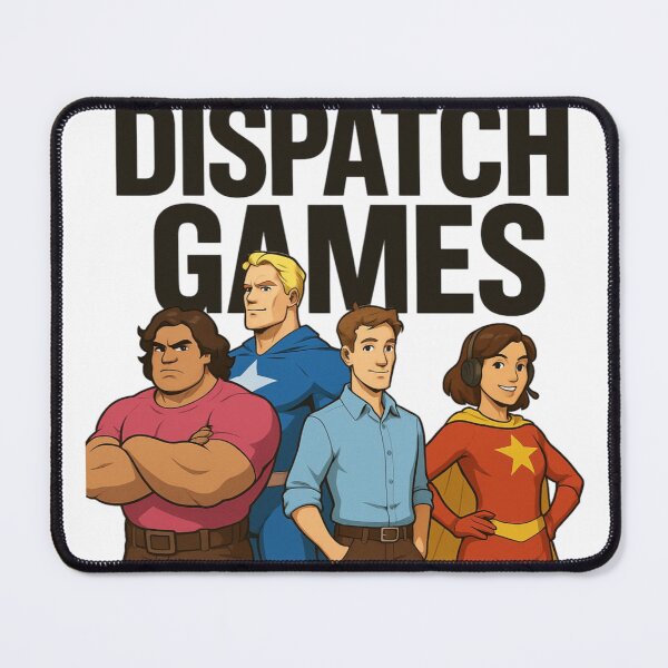 Item preview, Dispatch Games Superhero Team T-Shirt | Retro Gaming Squad Tee | Comic Style designed and sold by zevorgue.