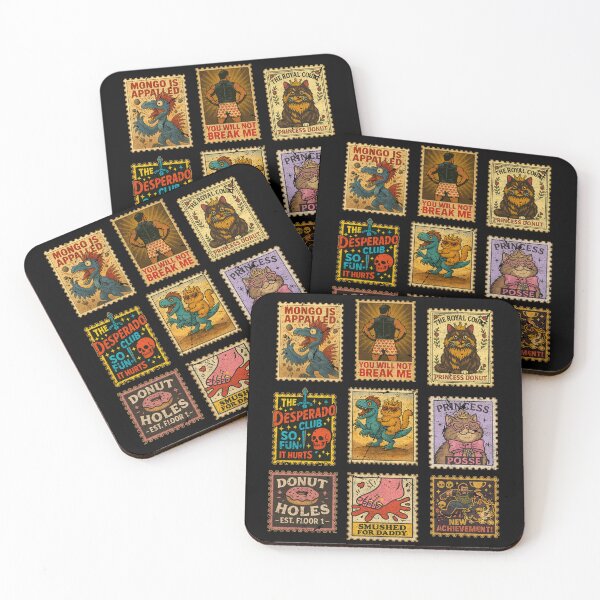 Item preview, Dungeon Crawler Carl Vintage Stamp designed and sold by RamblingsRose.