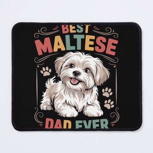 Item preview, Maltese Dad Ever Father's Day Dog Lover designed and sold by KonstanKoraner.