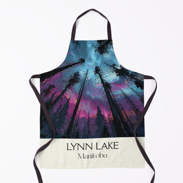 Item preview, Lynn Lake Manitoba Wilderness | Northern Lights Art Print designed and sold by TuncGK.