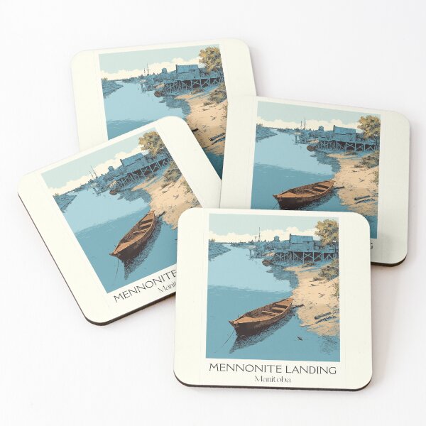 Item preview, Mennonite Landing Manitoba | Lake Winnipeg Scenic View Art designed and sold by TuncGK.