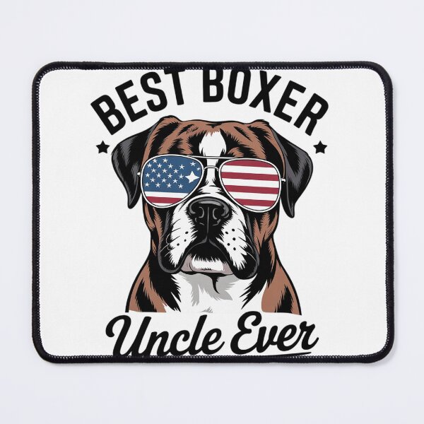 Item preview, Mens Best Boxer Uncle Ever Dog Dad American Flag 4th of July designed and sold by KonstanKoraner.