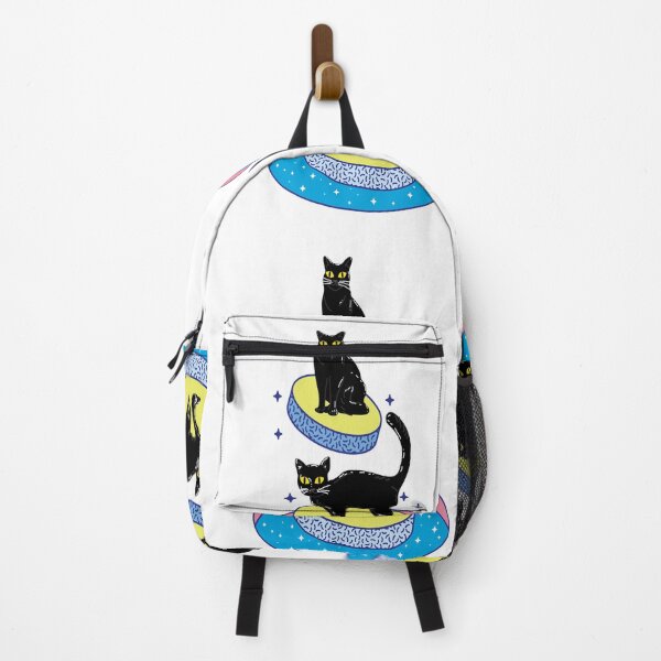 Item preview, Black Cats on Colorful Floating Platforms designed and sold by S1990S.