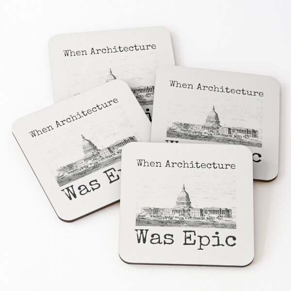 Item preview, Epic Capitol Architecture Vintage Black designed and sold by RPrintPulse.