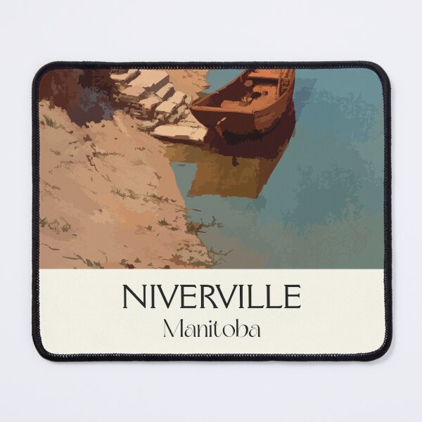 Item preview, Niverville Manitoba Rural | River Scenic View Art Print designed and sold by TuncGK.