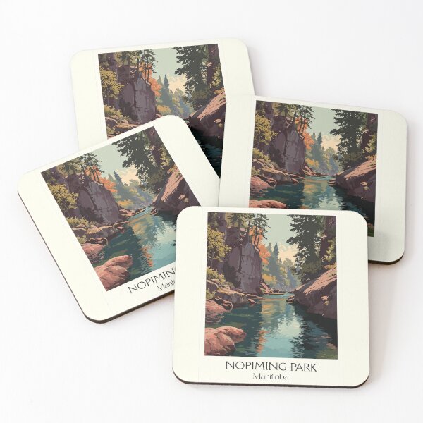 Item preview, Nopiming Provincial Park MB | Boreal Forest Art Print designed and sold by TuncGK.
