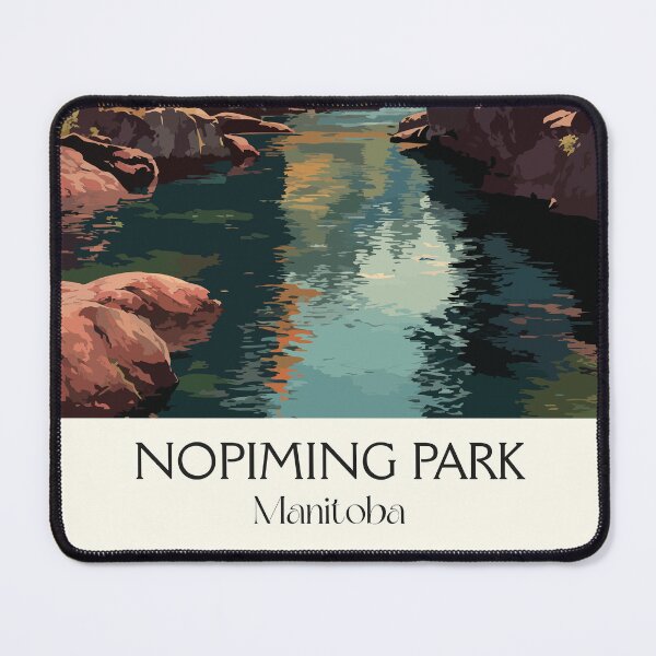 Item preview, Nopiming Provincial Park MB | Boreal Forest Art Print designed and sold by TuncGK.