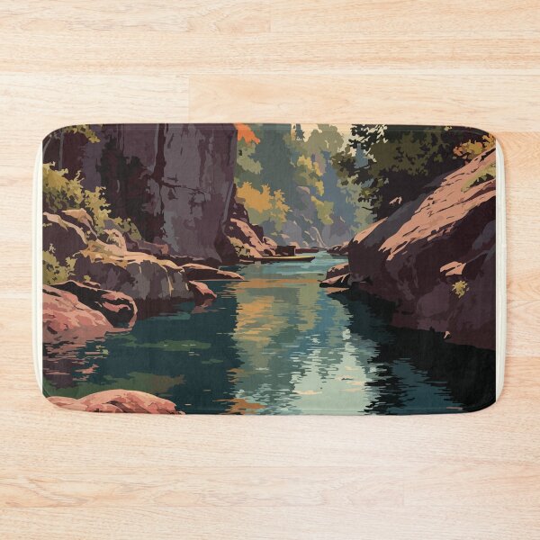 Item preview, Nopiming Provincial Park MB | Boreal Forest Art Print designed and sold by TuncGK.