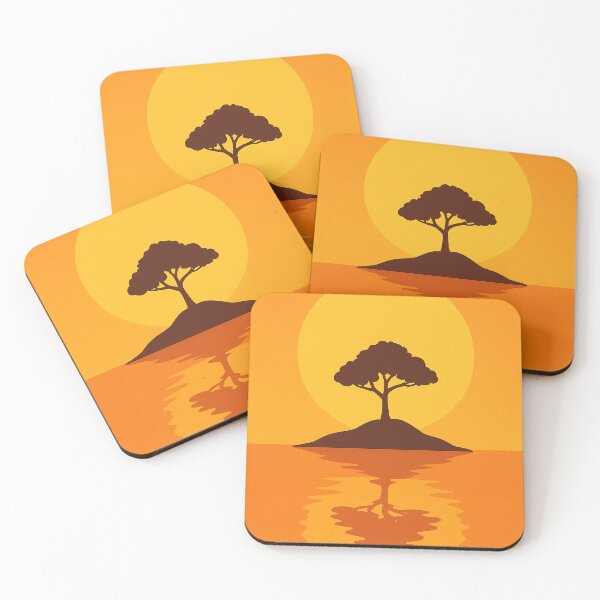 Item preview, Zen Island with Retro Sun designed and sold by Fernova.