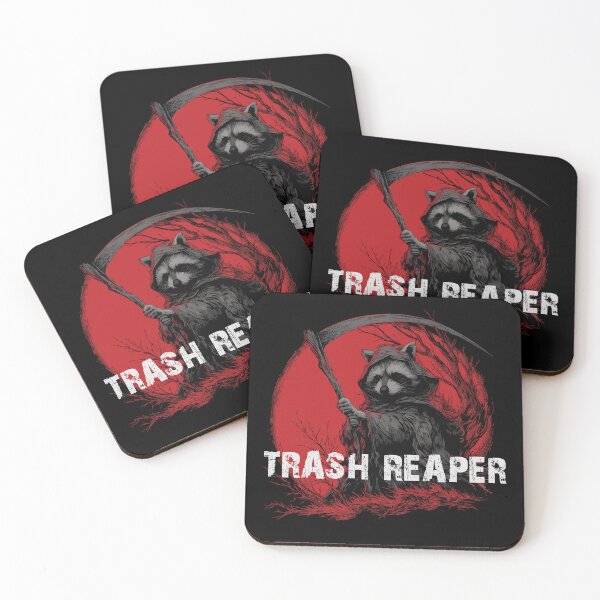 Item preview, Trash Reaper – Dark raccoon before a red moon designed and sold by drizzd.