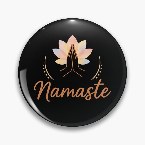 Item preview, Namaste Lotus flower motif designed and sold by Radixbarny.