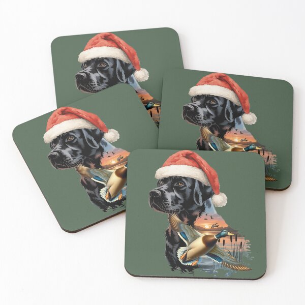 Item preview, Christmas Labrador and Flying Mallard Wetlands designed and sold by LifeCrush.