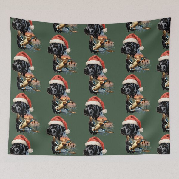 Item preview, Christmas Labrador and Flying Mallard Wetlands designed and sold by LifeCrush.