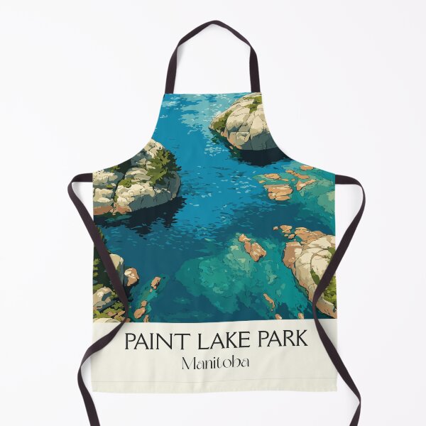 Item preview, Paint Lake Provincial Park MB | Lake Scenery Art Print designed and sold by TuncGK.
