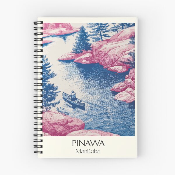 Item preview, Pinawa Manitoba Heritage | River Scenery Art Print designed and sold by TuncGK.