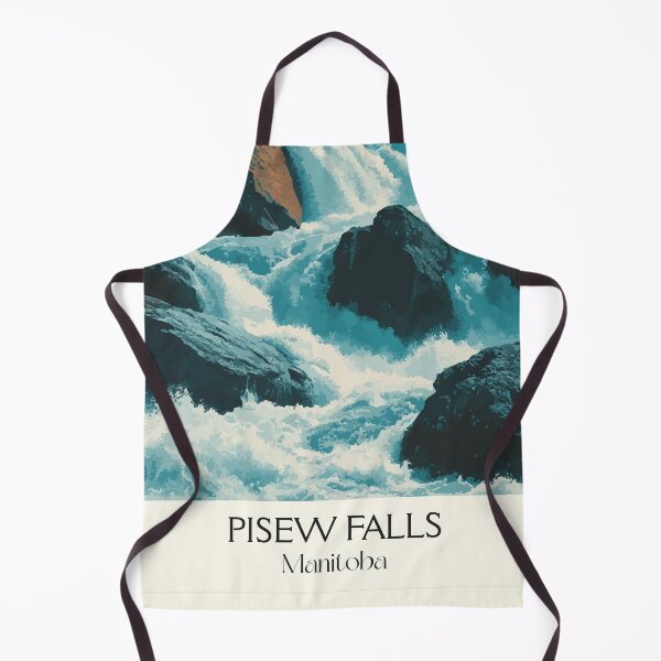 Item preview, Pisew Falls Manitoba | Wilderness Scenic View Art Print designed and sold by TuncGK.