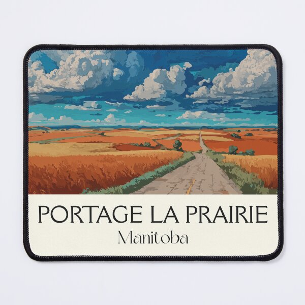 Item preview, Portage La Prairie Manitoba | Agricultural Community Art Print designed and sold by TuncGK.