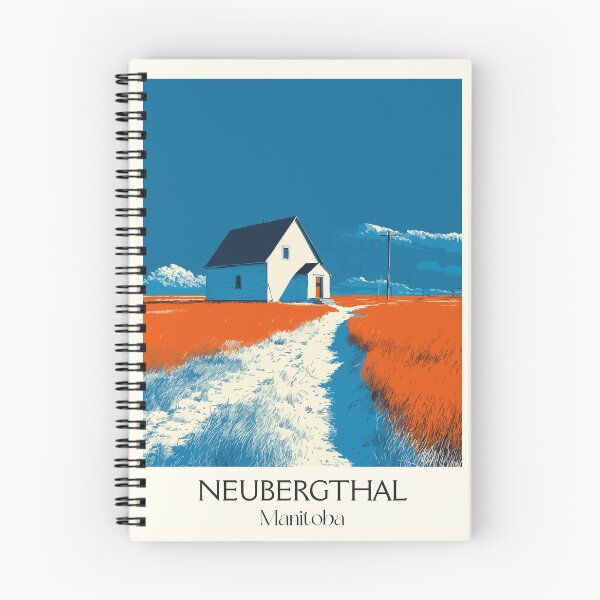 Item preview, Neubergthal Manitoba Heritage | Mennonite Colony Art Print designed and sold by TuncGK.