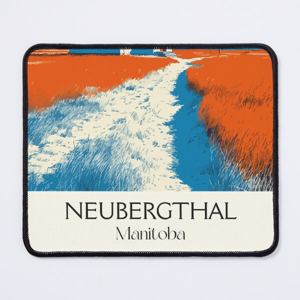 Item preview, Neubergthal Manitoba Heritage | Mennonite Colony Art Print designed and sold by TuncGK.