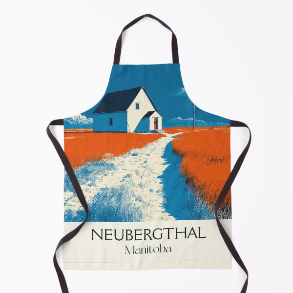 Item preview, Neubergthal Manitoba Heritage | Mennonite Colony Art Print designed and sold by TuncGK.