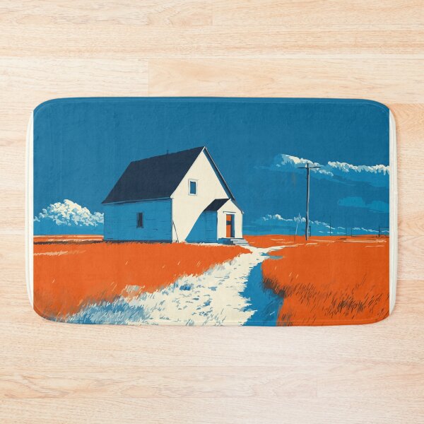 Item preview, Neubergthal Manitoba Heritage | Mennonite Colony Art Print designed and sold by TuncGK.