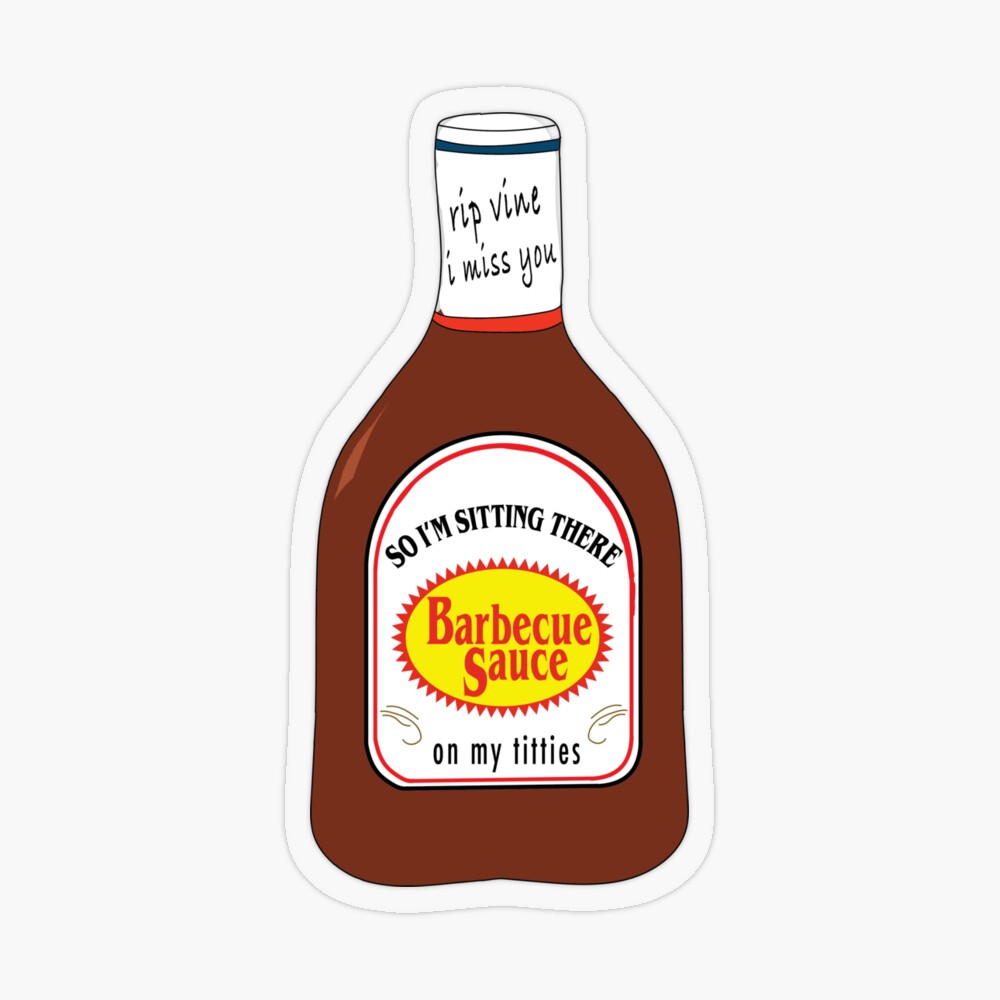 So Im sitting there, barbecue sauce on my titties,  Greeting Card for  Sale by jamieloo | Redbubble