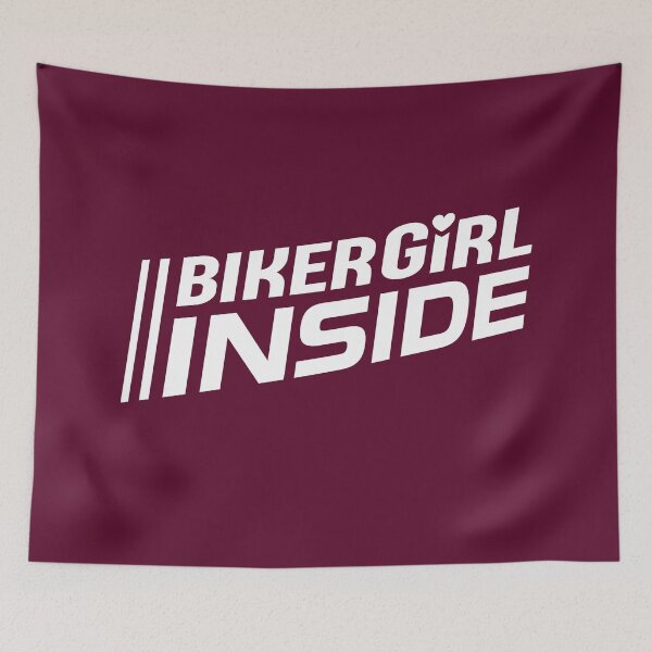 Item preview, Biker Girl inside Font (white) designed and sold by VEB Ostladen.