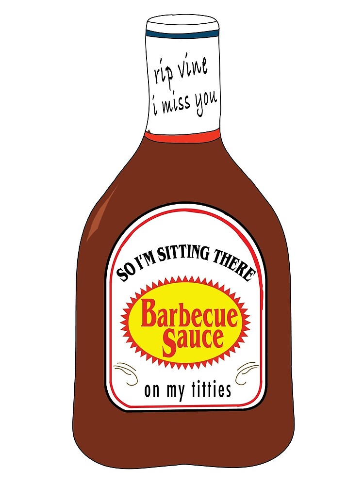 Bbq sauce on my tities - 🧡 So I'm sitting there, BBQ sauce on my... 