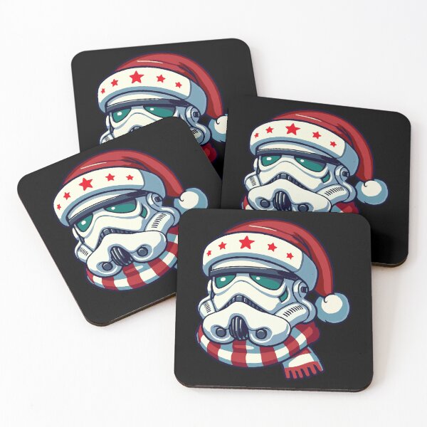 Item preview, Festive Space Soldier with Santa Hat and Winter Scarf designed and sold by T-Chou.