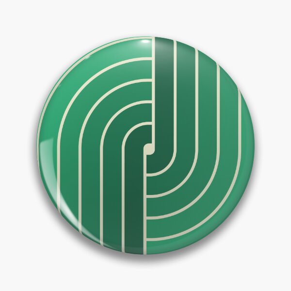Item preview, Modernist Geometric Design in Green designed and sold by tonymagnerart.